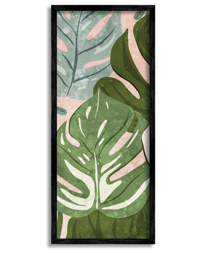 Shop Stupell Varied Monstera Leaf Pattern Framed Giclee Wall Art By Ziwei Li