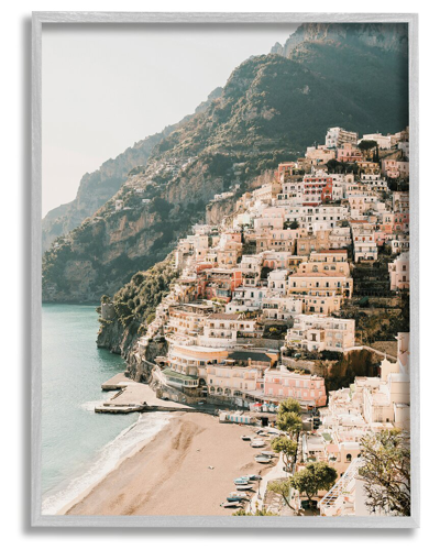 Shop Stupell Cinque Terre Coastal Town Scenery Framed Giclee Wall Art By Krista Broadway