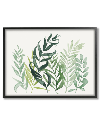 Stupell Layered Plant Leaves Botanical Framed Giclee Wall Art By Grace Popp