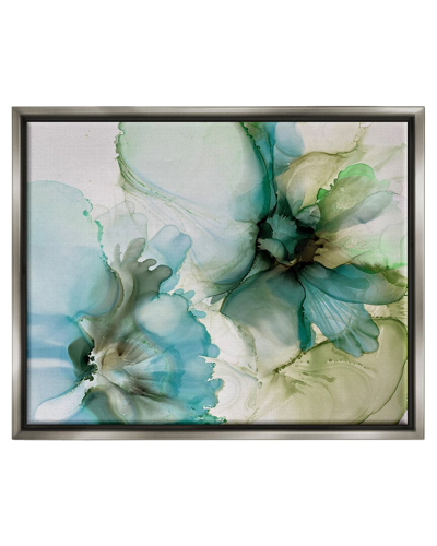 Stupell Abstract Flower Petals Blooming Framed Floater Canvas Wall Art By Emma Catherine Debs