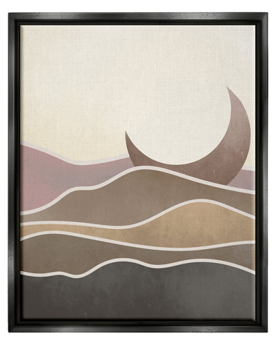 Stupell Desert Moon Sand Dunes Scenery Framed Floater Canvas Wall Art By Lil' Rue