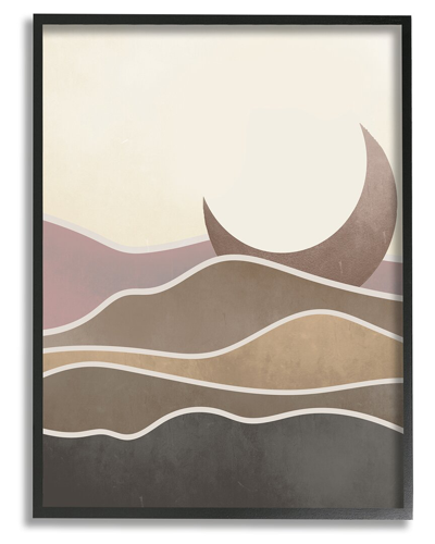 Stupell Desert Moon Sand Dunes Scenery Framed Giclee Wall Art By Lil' Rue