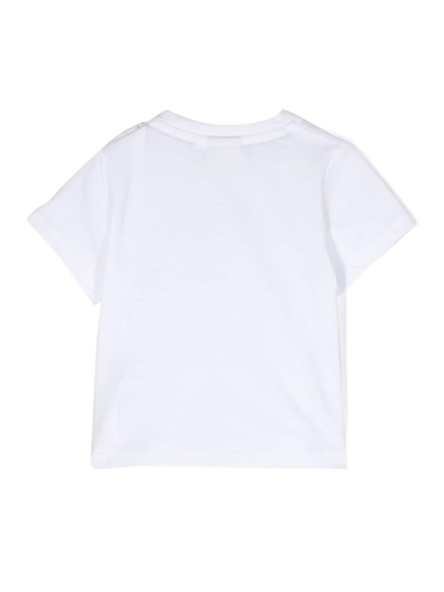 Shop Bosswear Logo-embossed Cotton T-shirt In White