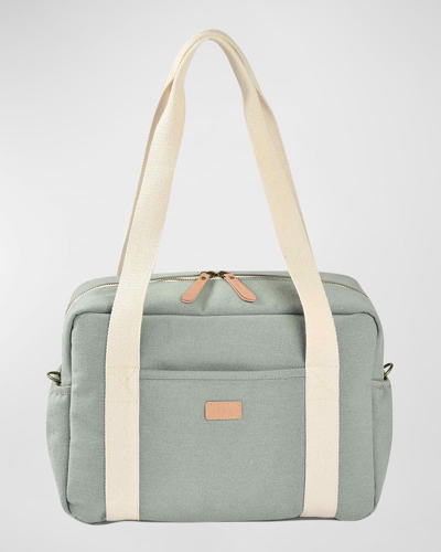 Shop Béaba Paris Diaper Bag In Sage