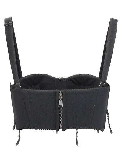 19:13 Dresscode Bead Bustier Top In Black