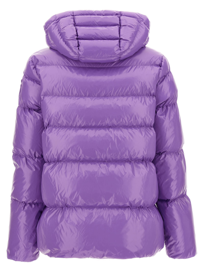 Pinko Padded Drawstring-hooded Jacket In Purple