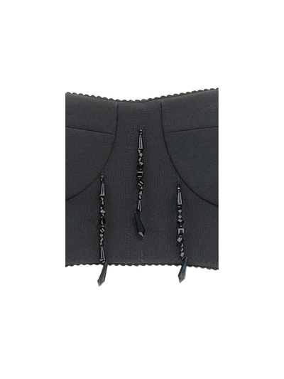 19:13 Dresscode Bead Bustier Top In Black