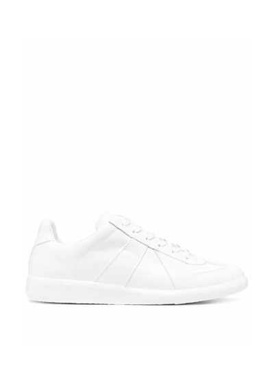 Shop Maison Margiela Replica Low Top Sneakers In White