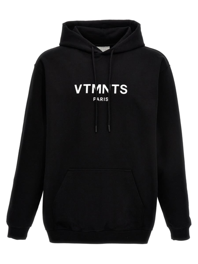 Shop Vtmnts 'vtmns Logo' Hoodie In Black