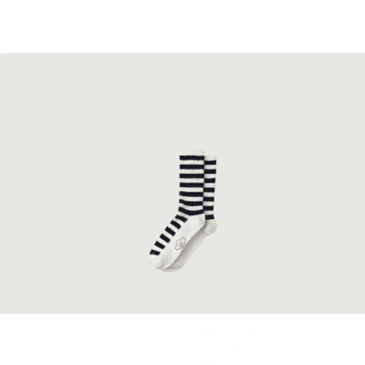 Shop Nudie Jeans Chunky Stripe Rebirth Socks