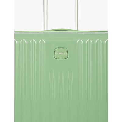 Shop Bric's Brics Sage Green Positano Four-wheel Shell Suitcase