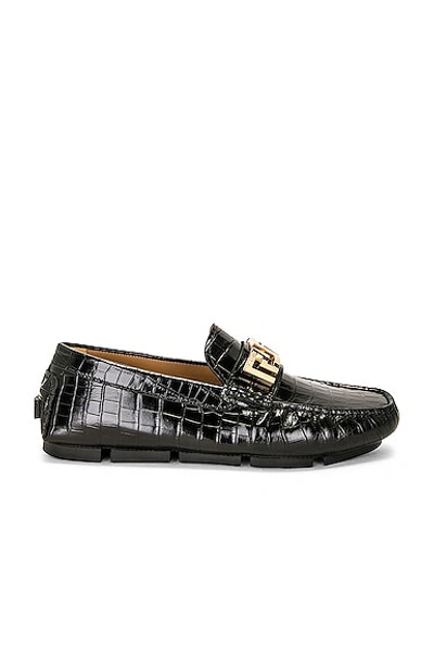 Versace best sale alligator shoes