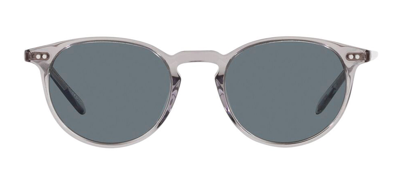 Shop Oliver Peoples Photochromic 0ov5004su 1132r849 Round Sunglasses In Blue