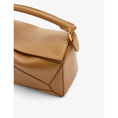 Shop Loewe Women's Oak Puzzle Small Leather Shoulder Bag