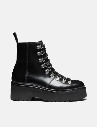 Shop Grenson Womens  Nanette Boot (colorado Leather) In Black