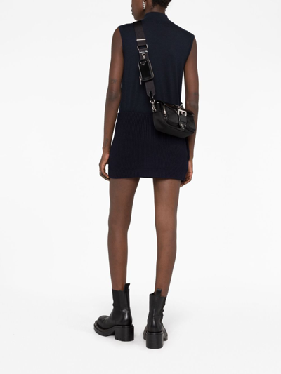 Prada Pocket Small Shoulder Bag In Schwarz