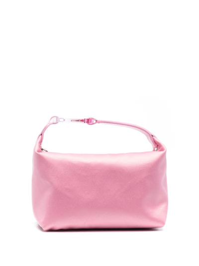 Shop Eéra Moon Satin Tote Bag In Rosa