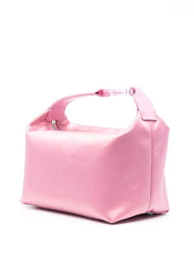 Shop Eéra Moon Satin Tote Bag In Rosa