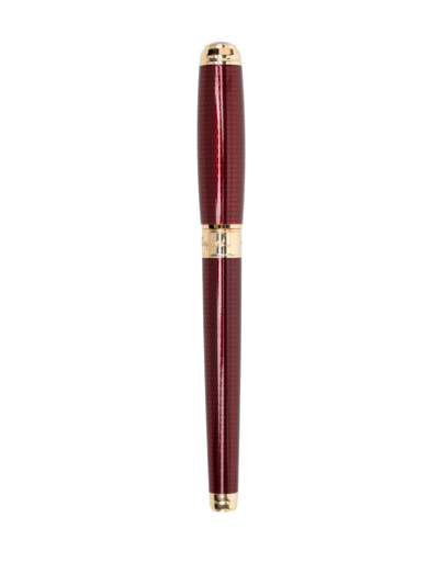 Shop St Dupont Line D Large Turquoise Fountain Pen In Rot