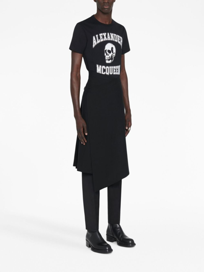 Alexander Mcqueen Alexander Mc Queen Skull T Shirt In Schwarz