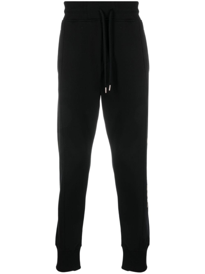 Shop Versace Jeans Couture Logo-print Track Trousers In Black