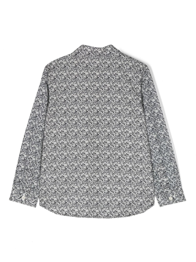 Bonpoint Hemd Mit Blumen-print In Blue