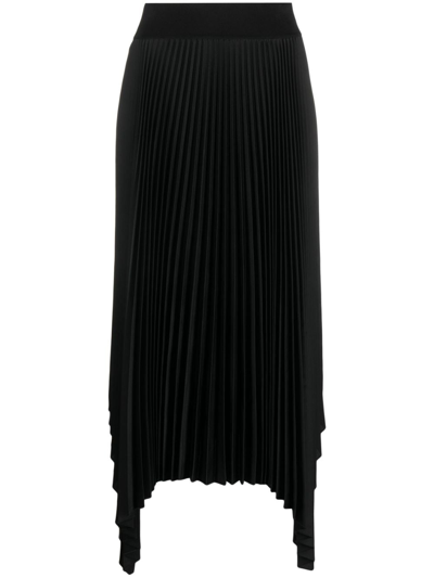Shop Joseph Ade Pleated Midi Skirt In Schwarz