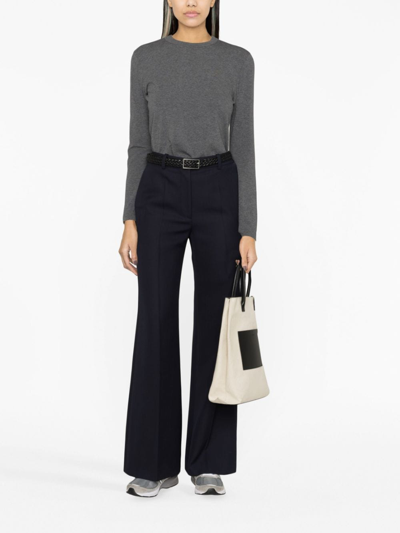 Brunello Cucinelli Monili Bead-embellished T-shirt In Grey