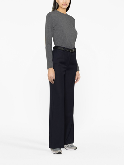 Brunello Cucinelli Monili Bead-embellished T-shirt In Grey