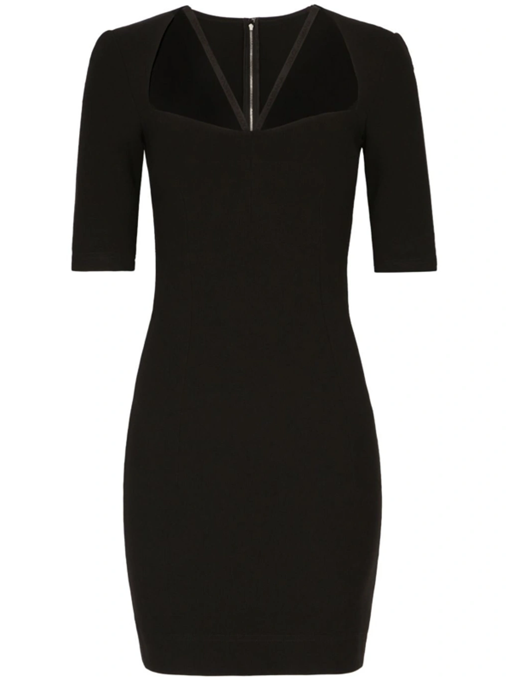 【関税&送料込】Off White Black Stretch Viscose Mini Dress Alexander Wang cut-out stretch-jersey Minidress | Black