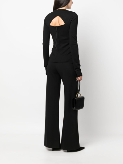 Dorothee Schumacher Gerafftes Langarmshirt In Black