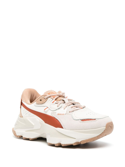 Shop Puma Orkid Wild Lace-up Sneakers In Nude