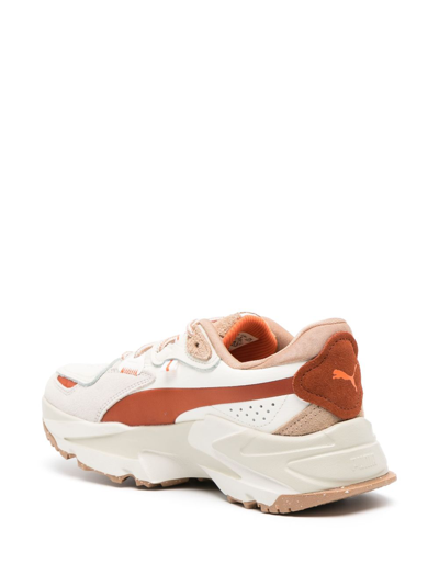 Shop Puma Orkid Wild Lace-up Sneakers In Nude