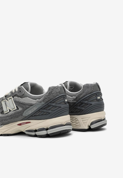 Shop New Balance 1906r Suede And Mesh Sneakers In Gray