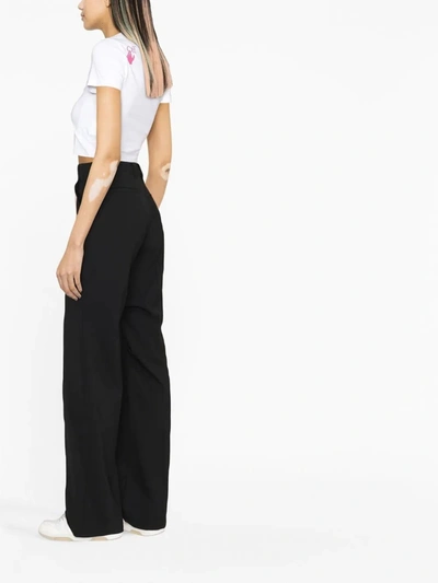 Shop Off-white Women Dry Wo Formal Wide Pant In Black No Color