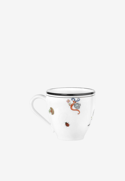 Shop Ginori 1735 Arcadia Porcelain Mug In Black