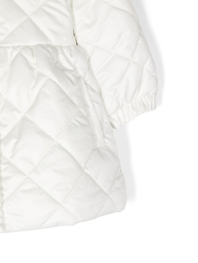 Shop Monnalisa Logo-patch Padded Jacket In White