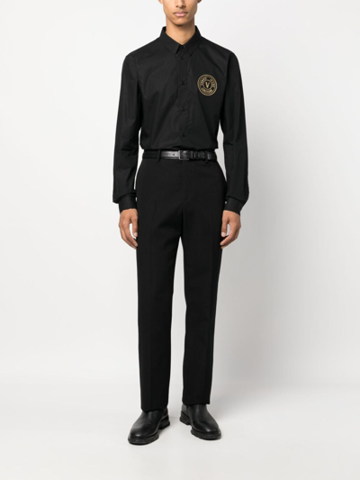 Versace Jeans Couture Versace Jeans Shirts In Black