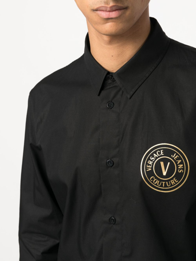 Versace Jeans Couture Versace Jeans Shirts In Black