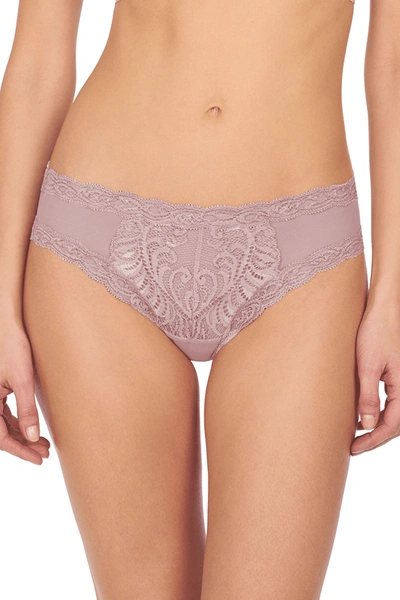Shop Natori Feathers Hipster Panty In Antique