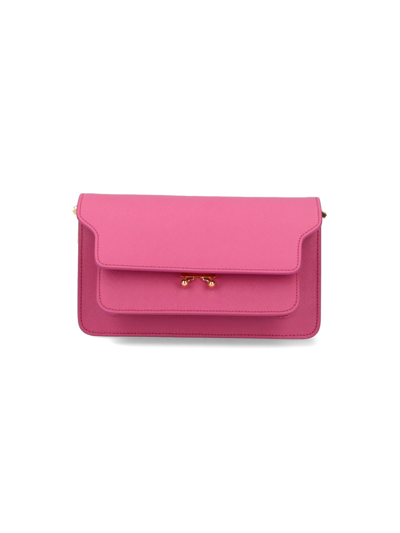 Shop Marni 'trunk' Crossbody Bag In Pink