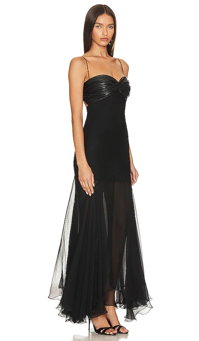 Shop Maria Lucia Hohan Leslie Gown In Black