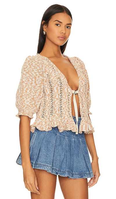 Shop Free People Yesterday Cardi In Mauve
