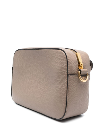 Coccinelle Beat Soft Leather Crossbody Bag In Neutrals