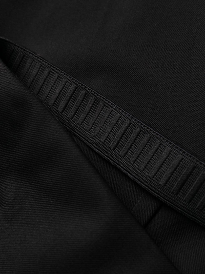 P.a.r.o.s.h Parosh Mid-rise Tapered Virgin Wool Trousers In Black