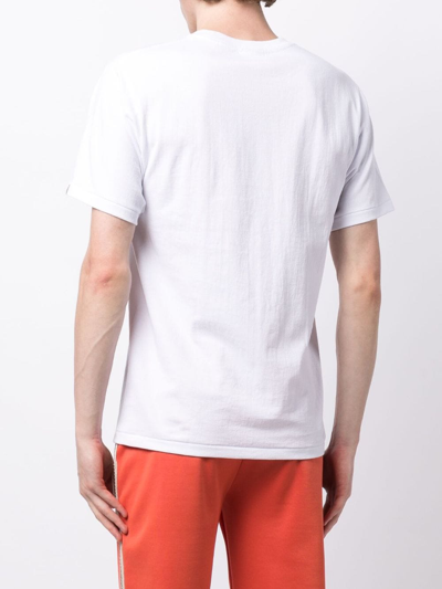Shop A Bathing Ape Busy Works Cotton T-shirt In White
