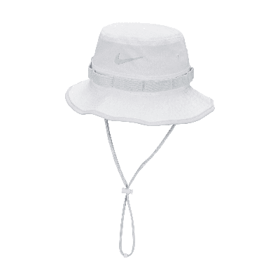 Shop Nike Unisex Dri-fit Apex Bucket Hat In White