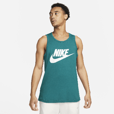 Shop Nike Men's  Sportswear Tank Top In Green