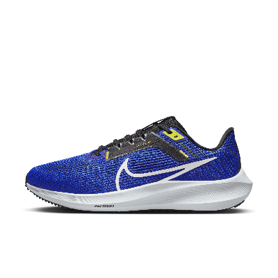 Shop Nike Men's Pegasus 40 Road Running Shoes (extra Wide) In Blue