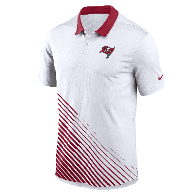 Shop Nike Men's Dri-fit Yard Line (nfl Tampa Bay Buccaneers) Polo In White